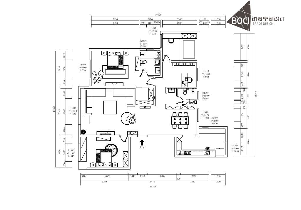 正翔國際-205平米都市后現(xiàn)代