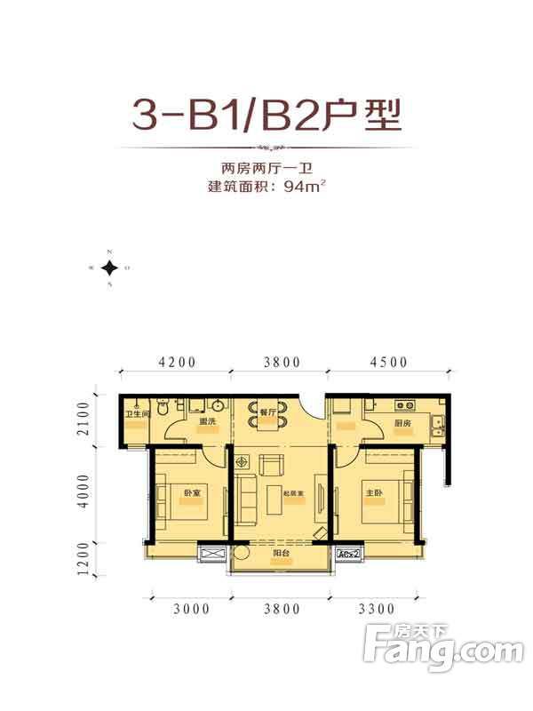 包頭裝修方案包頭藍澤·大金城94㎡