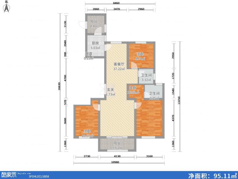 包頭裝修方案包頭萬(wàn)合廣場(chǎng)136㎡